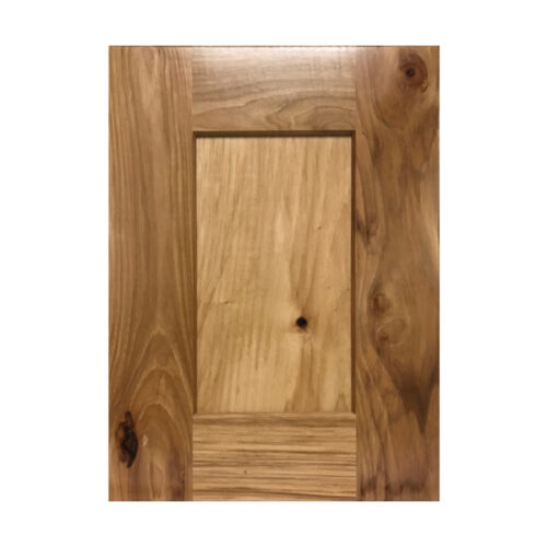 Natural Knotty Hickory Sample Door