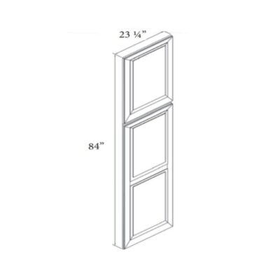Carmel Shaker Matching Tall End Panel - 23.25" W x 84" H x 0.75" D
