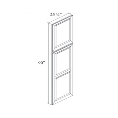 Carmel Shaker Matching Tall End Panel - 23.25" W x 90" H x 0.75" D