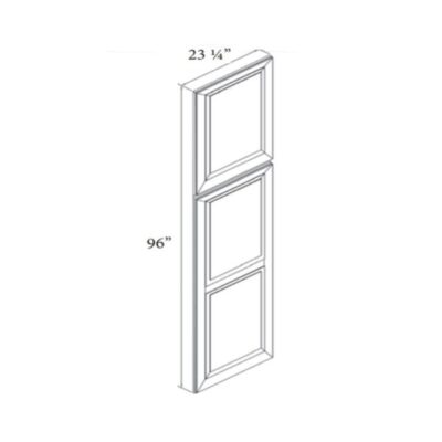 Carmel Shaker Matching Tall End Panel - 23.25" W x 96" H x 0.75" D