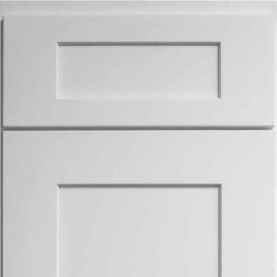 Kitchen Cabinet Door Sample of White Shaker Style Ready to Assemble (RTA)  Cabinets