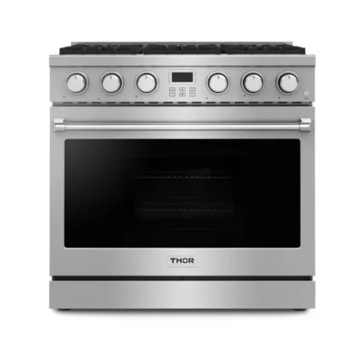 Thor Kitchen 36 Inch Contemporary Professional Gas Range Thor Kitchen 36 Inch Contemporary Professional Gas Range