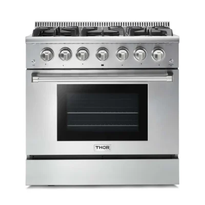 Thor Kitchen 36 Inch 6 Burner Professional Gas Range Thor Kitchen 36 Inch 6 Burner Professional Gas Range