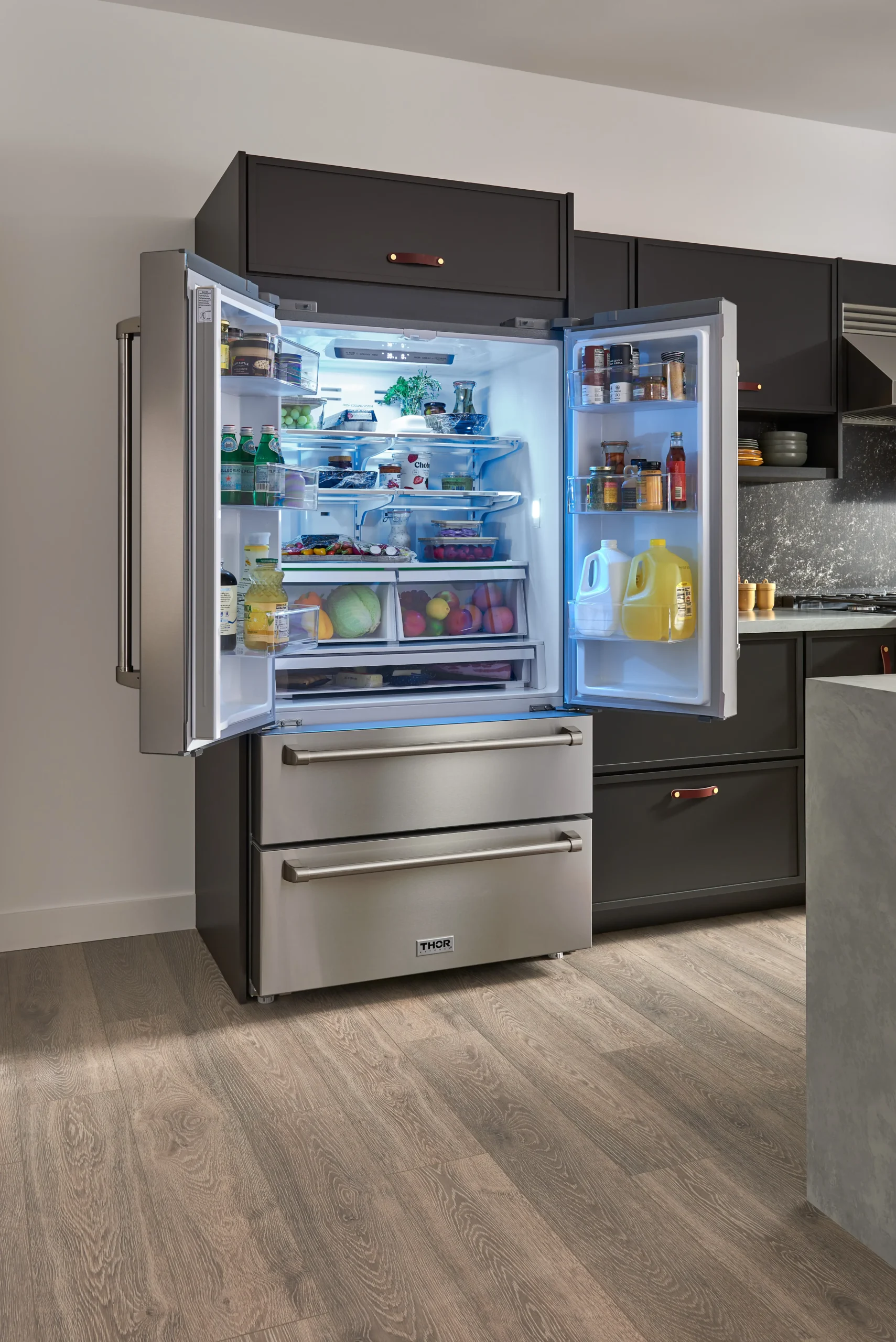 Thor Kitchen 36 Inch Professional French Door Refrigerator Thor Kitchen 36 Inch Professional French Door Refrigerator