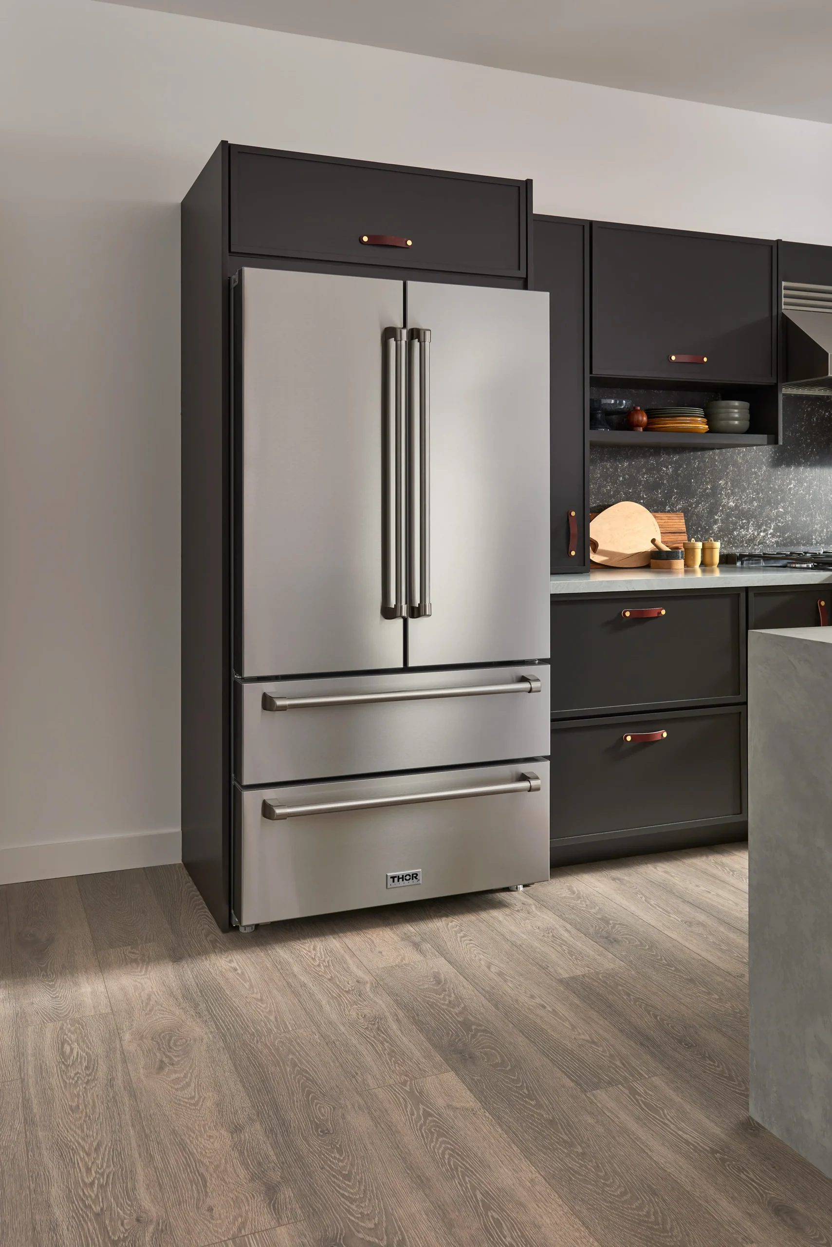 Thor Kitchen 36 Inch Professional French Door Refrigerator Thor Kitchen 36 Inch Professional French Door Refrigerator