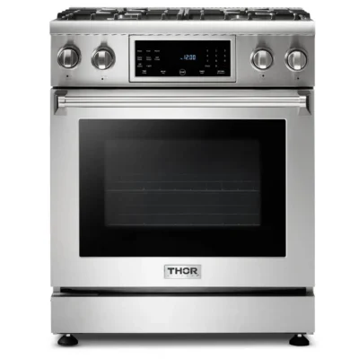 Thor Kitchen 30 Inch Tilt Panel Professional Gas Range Thor Kitchen 30 Inch Tilt Panel Professional Gas Range